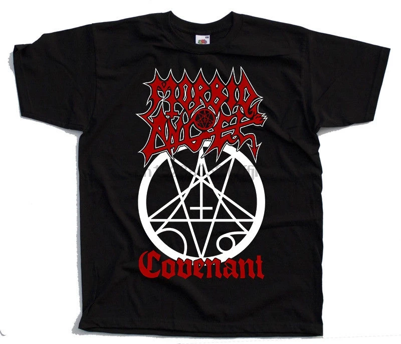 Morbid Angel Death metal Trey Azagthoth poster футболка (черный) S-3XL с круглым вырезом модная