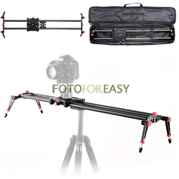 

Professional Portable Commlite 120cm/48" Sliding-pad Video Camera Track Slider Dolly Stabilizer System for DSLR Camcorders