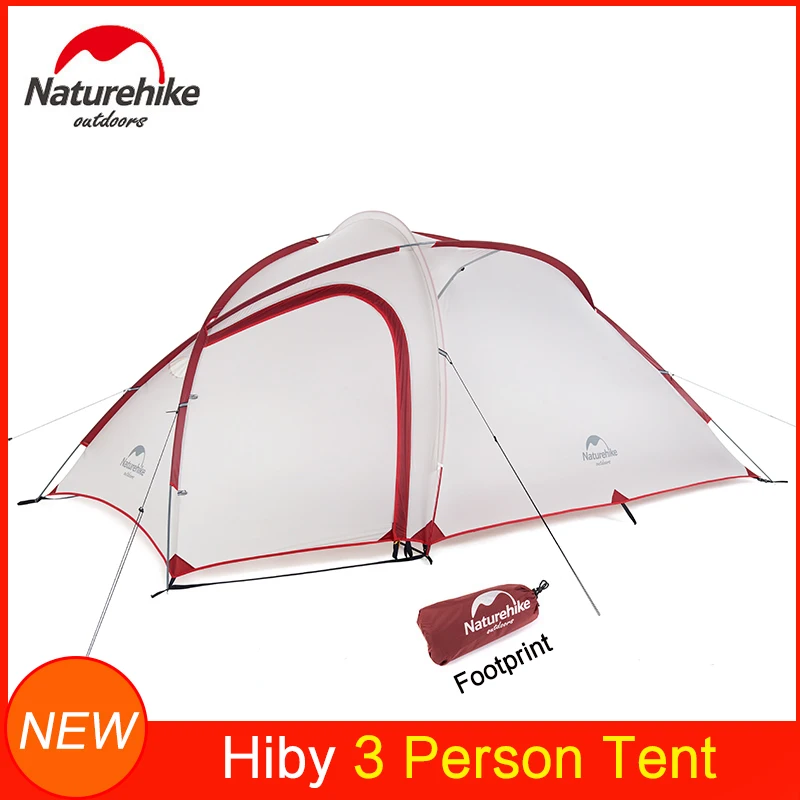 Naturehike nowy ulepszony Hiby Ultralight namiot dla 2/3/4 osób na zewnątrz kemping podróży wodoodporna 20D z nylonu pręt aluminiowy Naturehike nowy ulepszony Hiby Ultralight namiot dla 2/3/4 osób na zewnątrz kemping podróży wodoodporna 20D z nylonu pręt aluminiowy