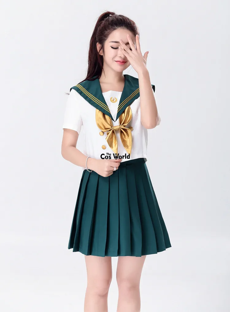 Touken Ranbu Online игры JK школьная Униформа Костюмы моряка топ и юбка, наряд