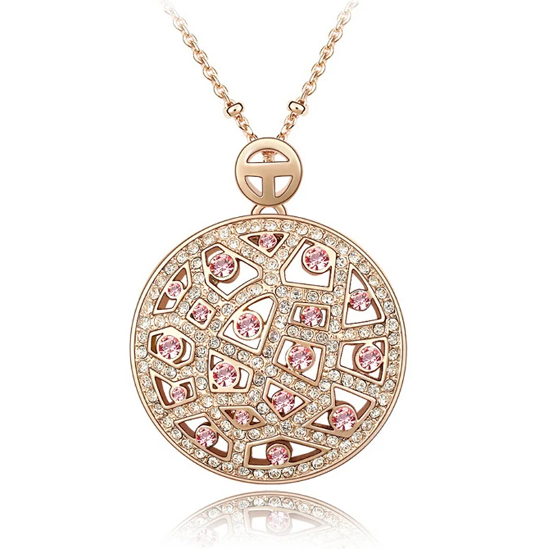 SHDEDE Высокое качество Кристалл от Swarovski винтажные Ожерелья Подвески большой