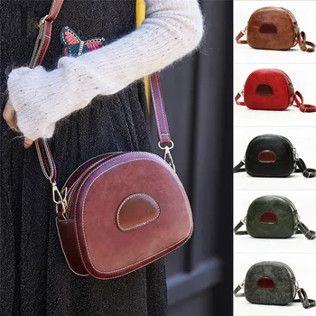 

Women New Fashion Ladies Cute Retro Solid Crossbody Shoulder Shell Bag Tote Leather Satchel Handbag