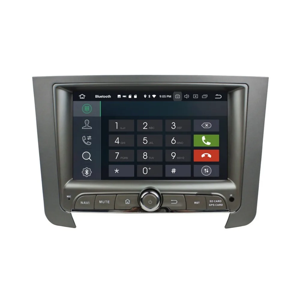 Discount Android 8.0 Car Audio DVD Player for Ssangyong Rexton 2014 2015 4GB RAM Radio GPS Bluetooth WIFI Mirror-link 32GB ROM 8