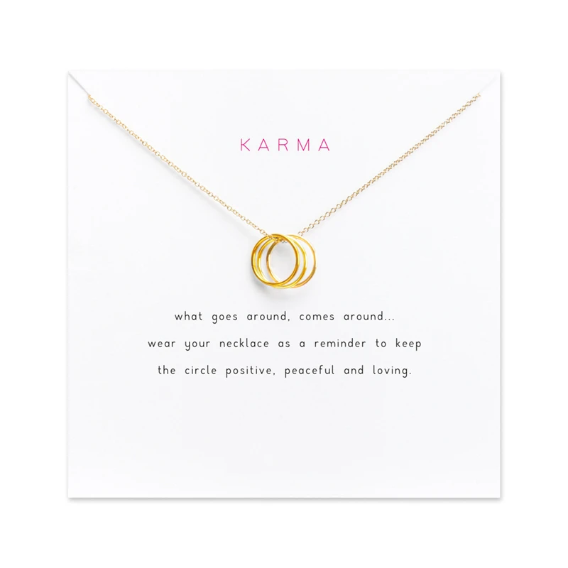 love circle necklace