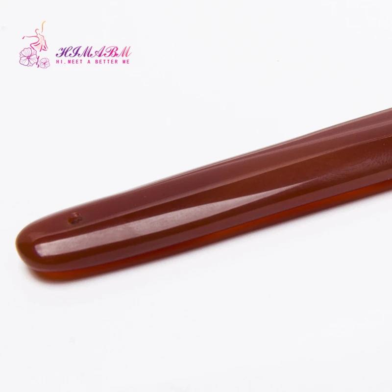 HIMABM 1 pcs 100% Natural red agate scraping plate With acupuncture Facial massage Gua sha board Back scrapping HIMABM 1 pcs 100% Natural red agate scraping plate With acupuncture Facial massage Gua sha board Back scrapping