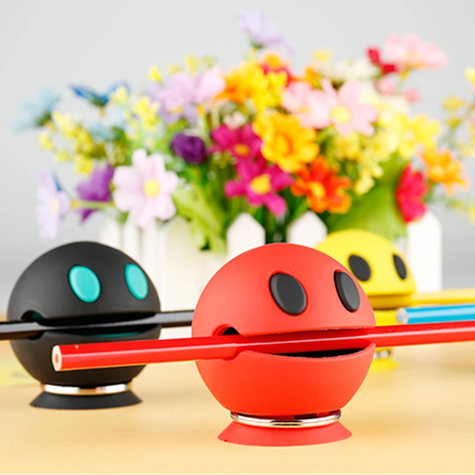 

Portable Wireless Bluetooth Speaker Pen Holder Silicon Smiley Face Subwoofer Bluetooth Column Droproof Ultralight Mini Speaker