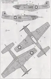 1: 72 модели сборки самолета 60749 1/72 U.S. P-51D Mustang