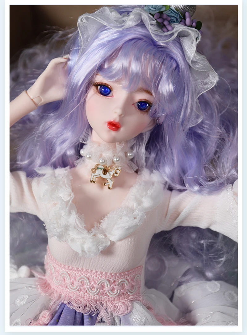 DBS 1/3 BJD кукла для механических соединений тела, включая парик, глаза, одежду, обувь AI YoSD MSD комплект игрушка подарок DC Lai