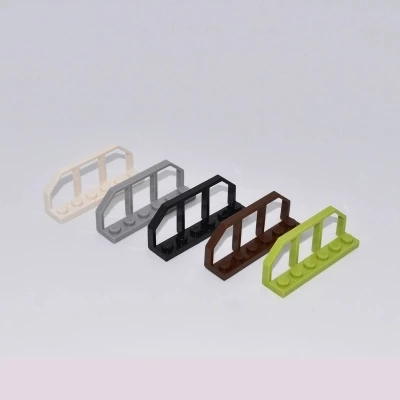 Urban house accessories building blocks fence railroad shell barrier garden ladder stairs assembly bricks LegoINGly toy friends