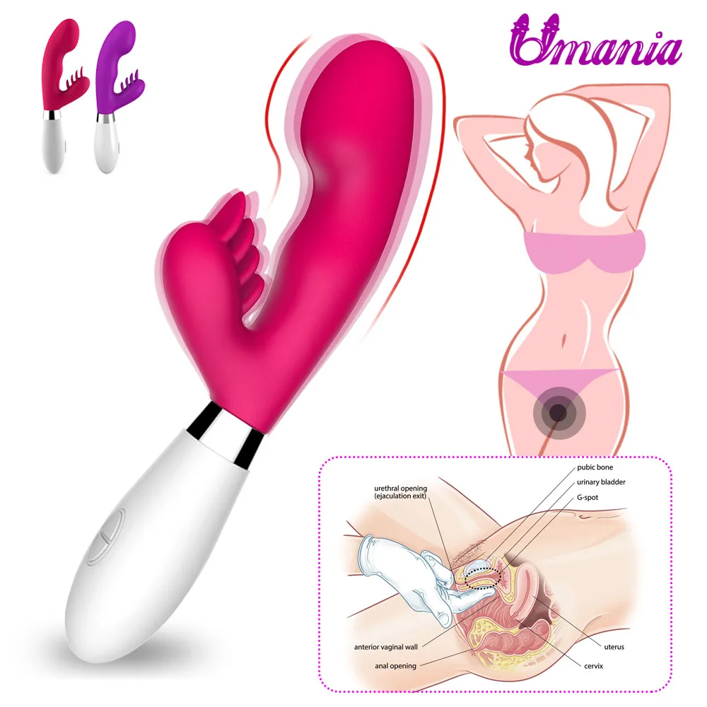 2018 newest 36 Speeds Barbed G Spot Vibrator, Waterproof oral clit Vibrator,  Intimate Adult Sex Toys For Women