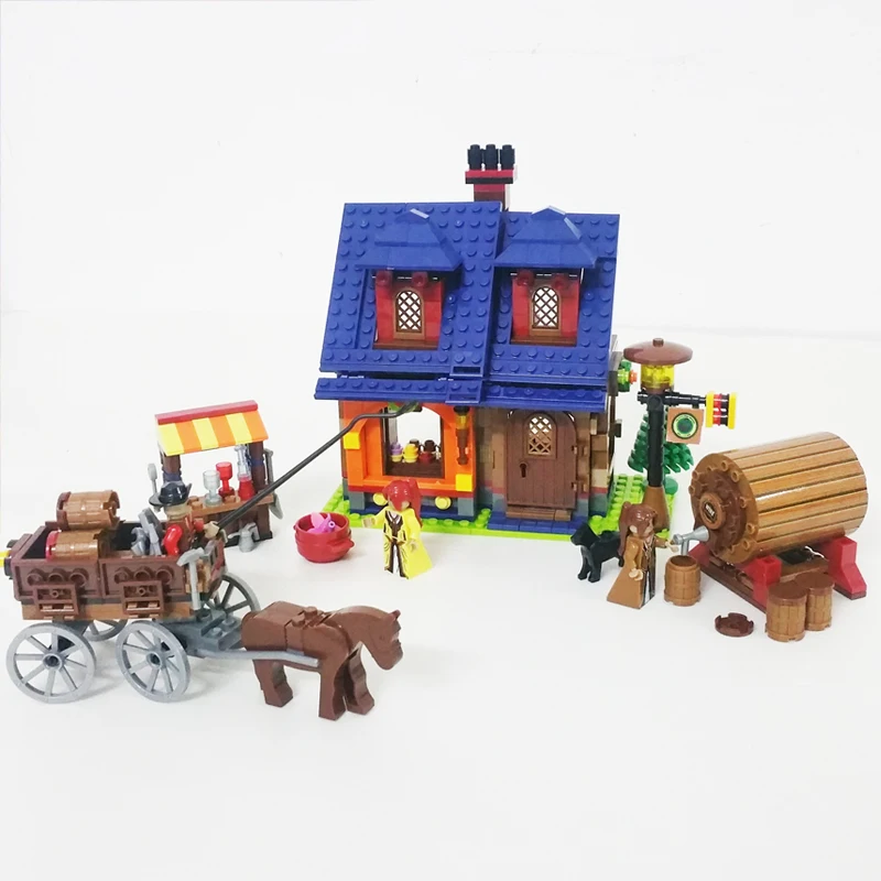 28704 686pcs Farm Carriage Constructor Model Kit Blocks Compatible LEGO Bricks Toys for Boys Girls Children Modeling 28704 686pcs Farm Carriage Constructor Model Kit Blocks Compatible LEGO Bricks Toys for Boys Girls Children Modeling