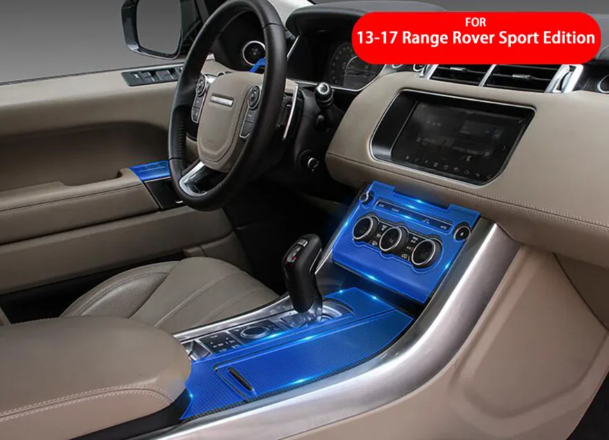 Для Land Rover Range Rover 2013 интерьерная наклейка прозрачная защитная пленка автомобильные аксессуары