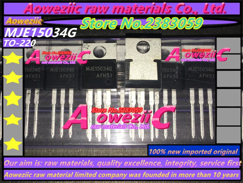 Aoweziic+ импортный MJE15034G MJE15035G MJE15034 MJE15035 до-220 аудио сопряжение Триод(1 комплект