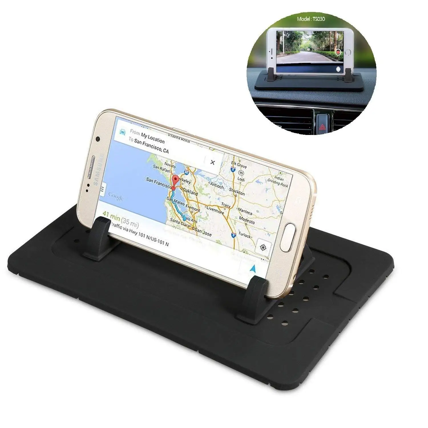 Multi Silicone Car Mount Support Dashboard Phone Holder