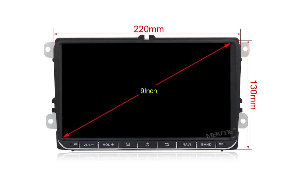 Excellent Germany warehouses 9" Android 8.0 Car radio GPS Navigation for VW Skoda Octavia golf 5 6 touran passat B6 jetta polo tiguan RDS 9