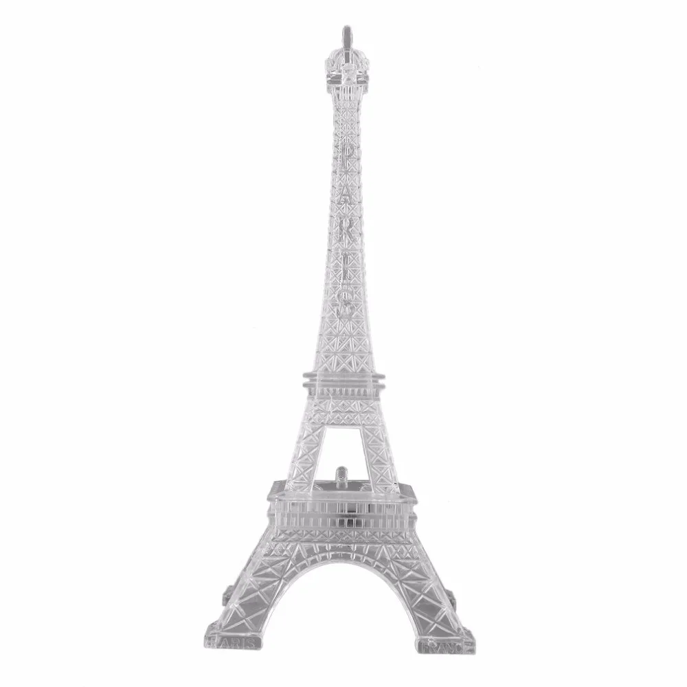 

Color Changing Design 3D lamp LED Night Light The Eiffel Tower 3D Illusion Night Lamp Table Desk Lamp Home Lighting Decoration