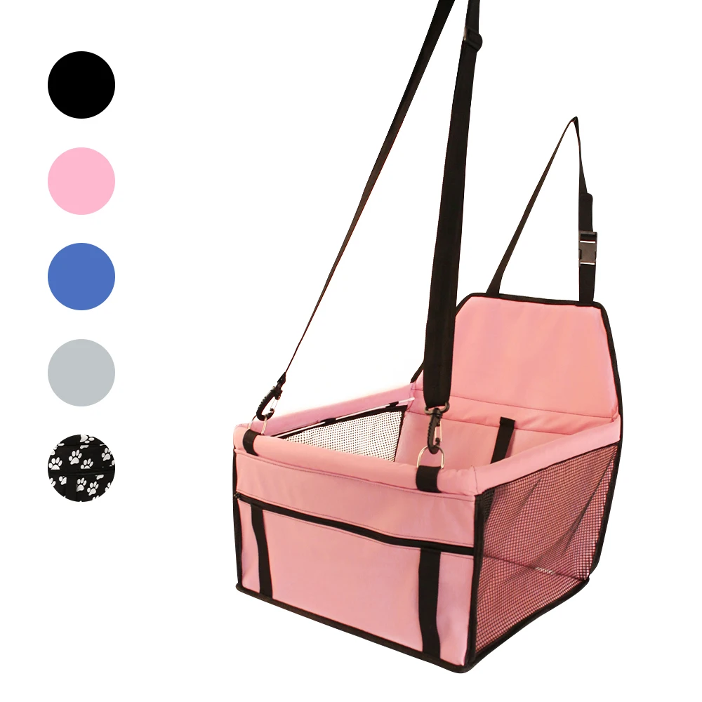 Переносная переноска для собак, сумка для сиденья, водонепроницаемая корзина, безопасная дорожная сетка, висячие Сумки, дышащая корзина для сиденья для собак