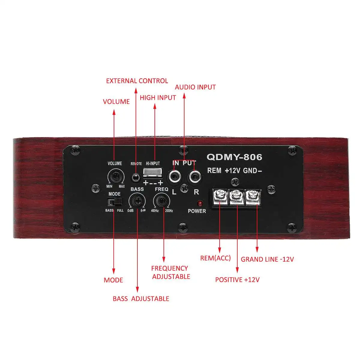 600 W 8 Zoll Holz Ultra-dünne Auto Stereo Subwoofer Auto Audio Auto Lautsprecher Universal Lautsprecher Subwoofer Auto Unter sitz Gehäuse 600 W 8 Zoll Holz Ultra-dünne Auto Stereo Subwoofer Auto Audio Auto Lautsprecher Universal Lautsprecher Subwoofer Auto Unter sitz Gehäuse