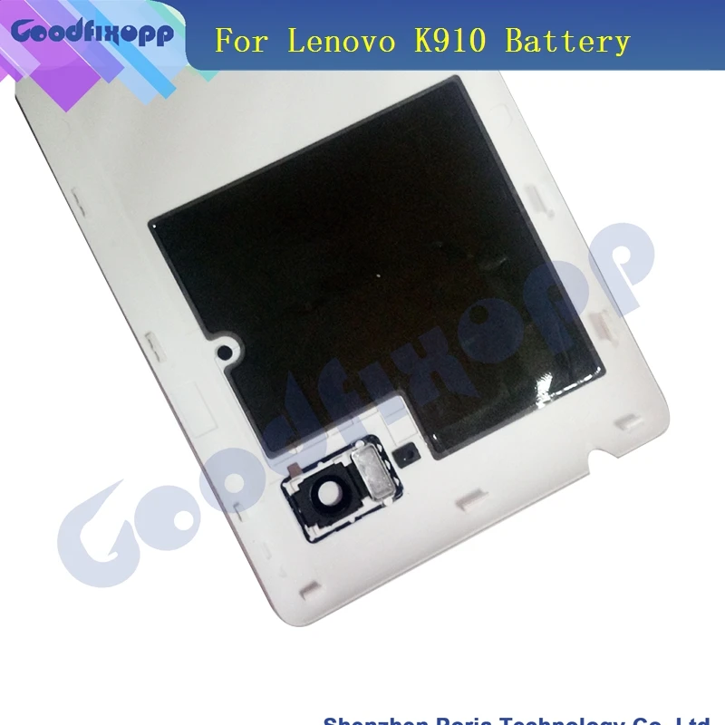 LEN017 For Lenovo K910 K910E Vibe Z Original Battery Back Cover Housing Door Case Replacement Parts With Camera Lens(3)