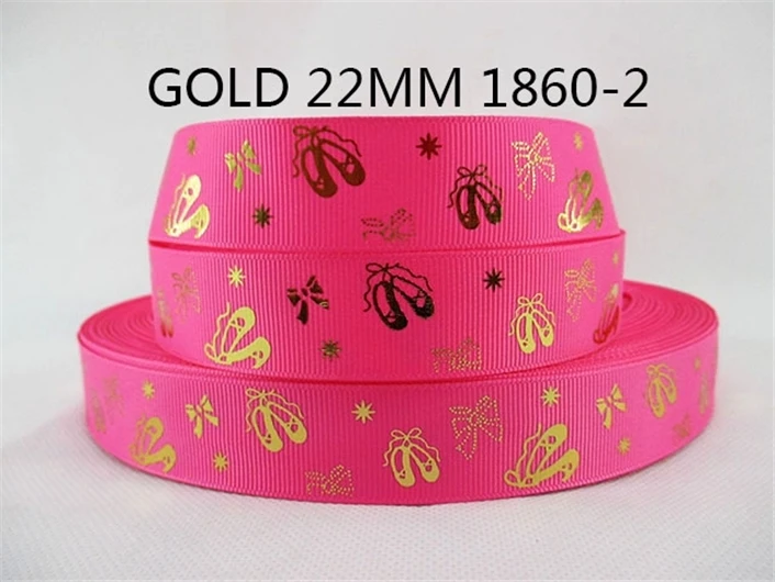 

David accessories 7/8"22mm silver foil series printed polyester ribbon 50 yards,DIY handmade materials,50Yc3301