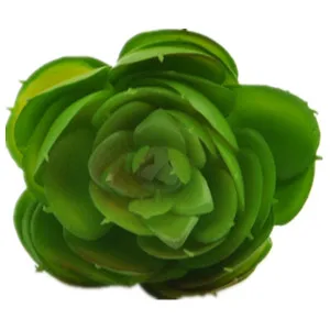10 шт. искусственное суккулентное растение эчеверия зеленый принц пустыня Роза пластиковые цветочные украшения зеленое растение