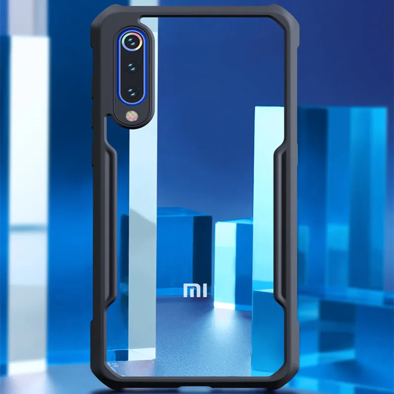 Прозрачный силиконовый чехол LUPHIE для Xiaomi Max 3 360 противоударный с полным корпусом