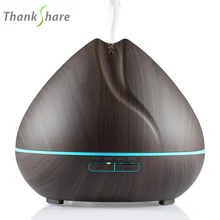 550 мл ароматерапия увлажнитель воздуха Арома эфирные масла диффузор 7 цветов светодиодный светильник с древесным зерном тумана для офиса дома