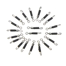 20 шт./компл. рыболовные лопаты 10#12,# Нержавеющая сталь рыболовный крючок роликовых вертлюгов линия соединитель, рыболовные принадлежности снасти для рыбалки