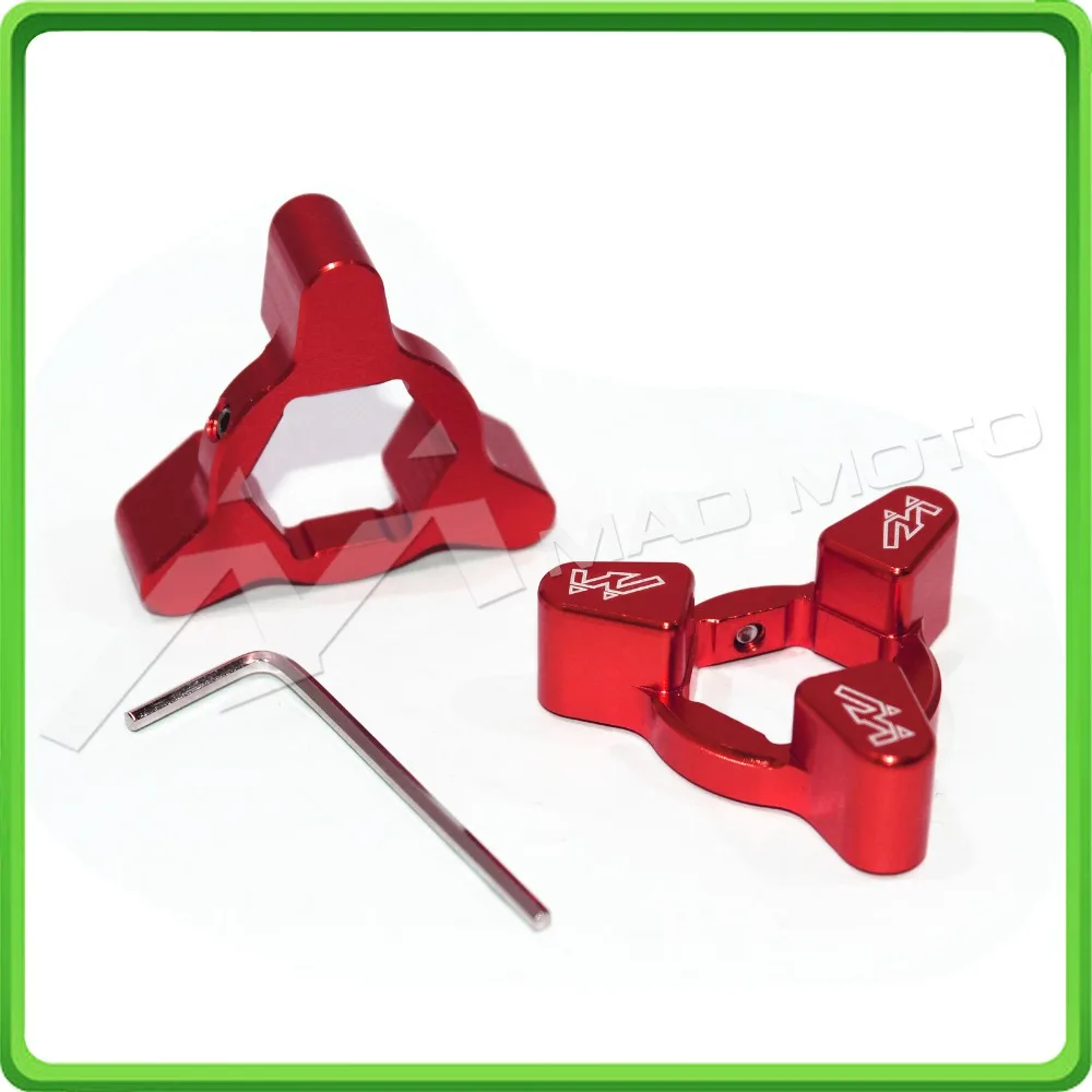 HUIHUAN MADMOTO 22mm Red Fork Spring Preload Adjusters for TRIUMPH SPEED TRIPLE 1050 2005 2006 2007 2008 2009 2010 Style B (6)