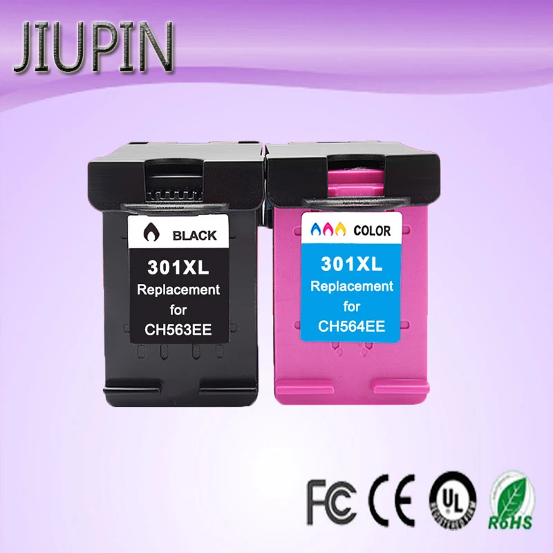 Замена JIUPIN для принтера hp 301 xl DeskJet Deskjet 1000 1050 1510 2000 2050 2050S 2510 2540 3050a 3054|Чернильные