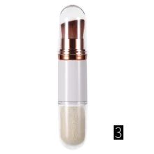 Двойная головка многофункциональная Кисть для макияжа Тени для век Румяна портативный инструмент для макияжа Прямая поставка