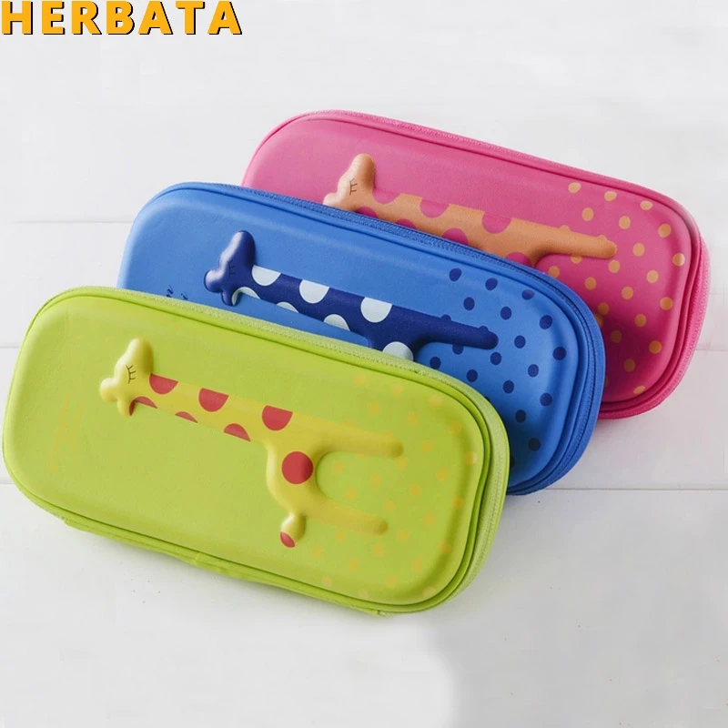 Estuche cuadrado de estilo coreano para estudiantes, material de creativo, de dibujos animados, material Escolar, bolsas de papelería|case school|student casepencil school - AliExpress