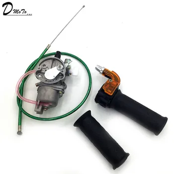 

Throttle Settle Grip Cable Carburetor Kit For 47cc 49cc Mini Pocket bike dirt bike racing ATV Quad 2 stroke engine carb MiniMoto