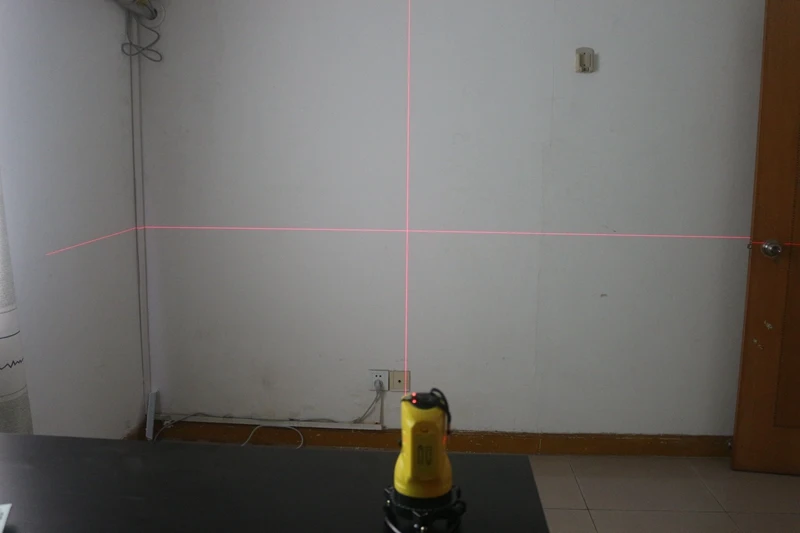 Ketotek лазерный уровень 650 нм 2 красные поперечные линии 360 градусов самонивелирующийся Nivel лазерный диагностический инструмент желтый