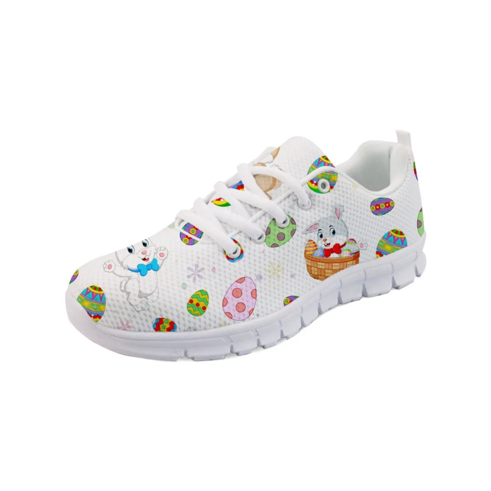 

Noisydesigns 2019 Summer New Design Women Sneakers 3D Pattern Casual Lace Up Women Comfortable Mesh Walking Shoes Woman -AQ