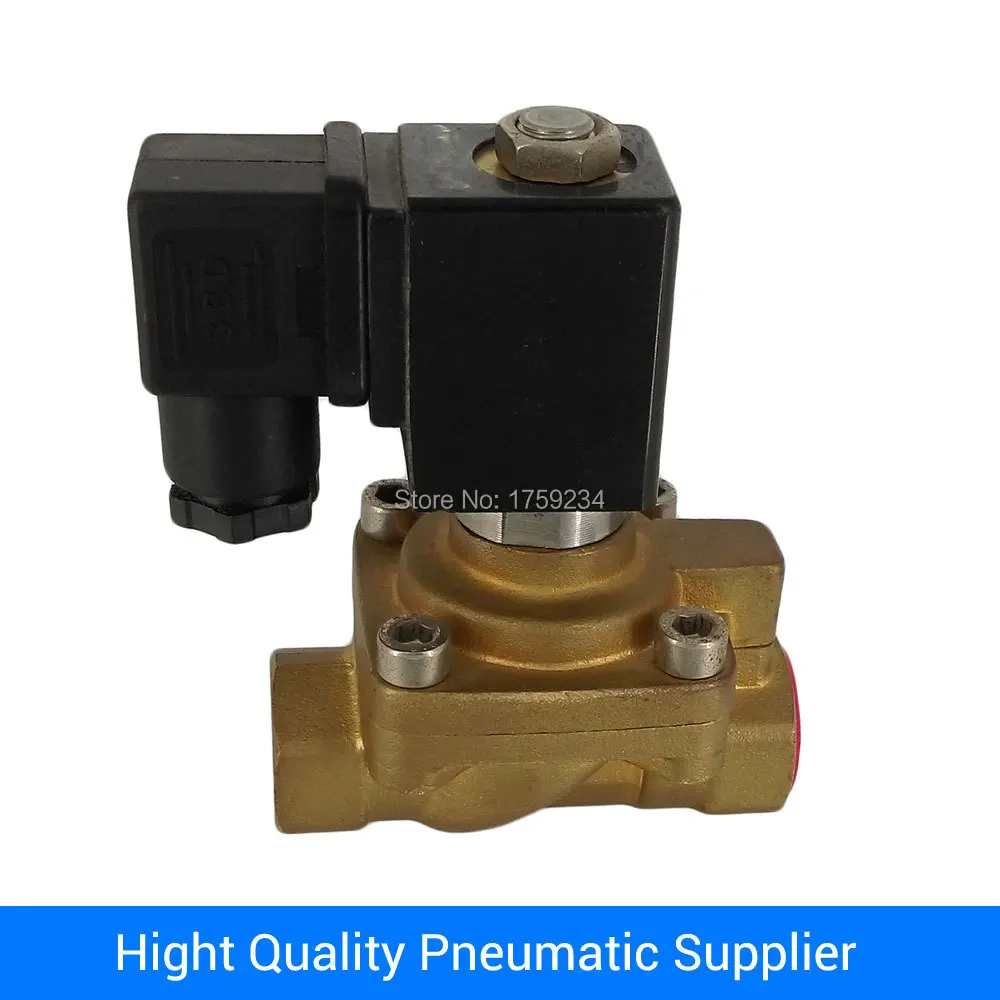 

V-55015-110V AC/60HZ Brass Material High Pressure Solenoid Valve
