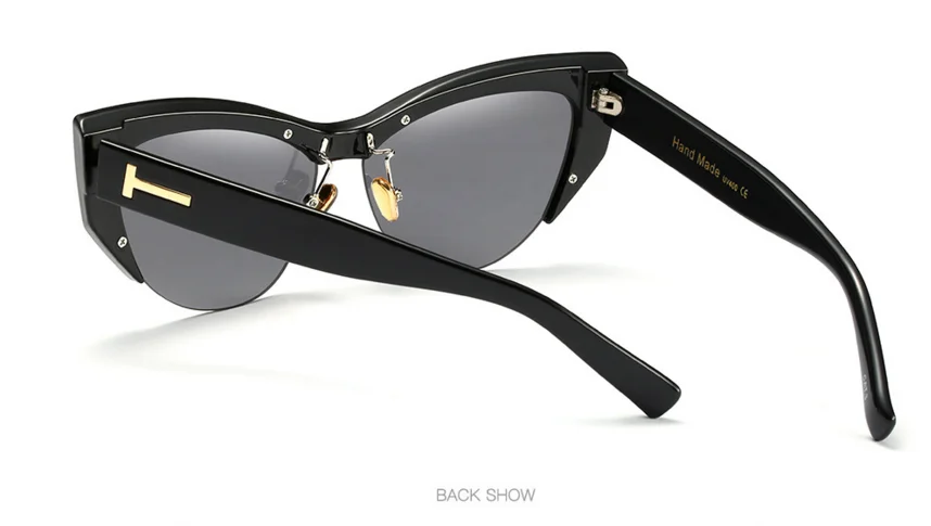 HBK, новинка, кошачий глаз, солнцезащитные очки для женщин, фирменный дизайн, Винтажные Солнцезащитные очки для женщин, женские солнцезащитные очки, Oculos De Sol, женские очки