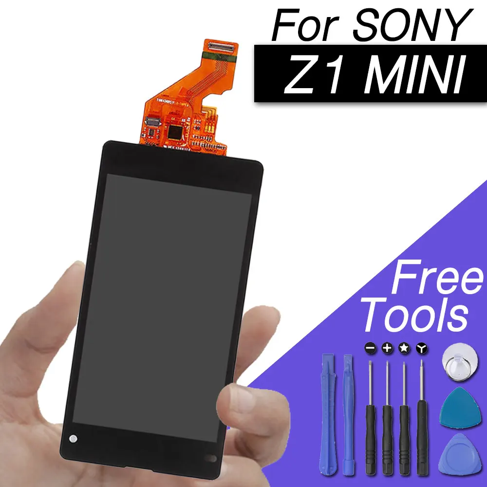 Replacements LCD screen for Sony xperia z1 compact display mini lcd D5503 digitizer assembly | Мобильные телефоны и
