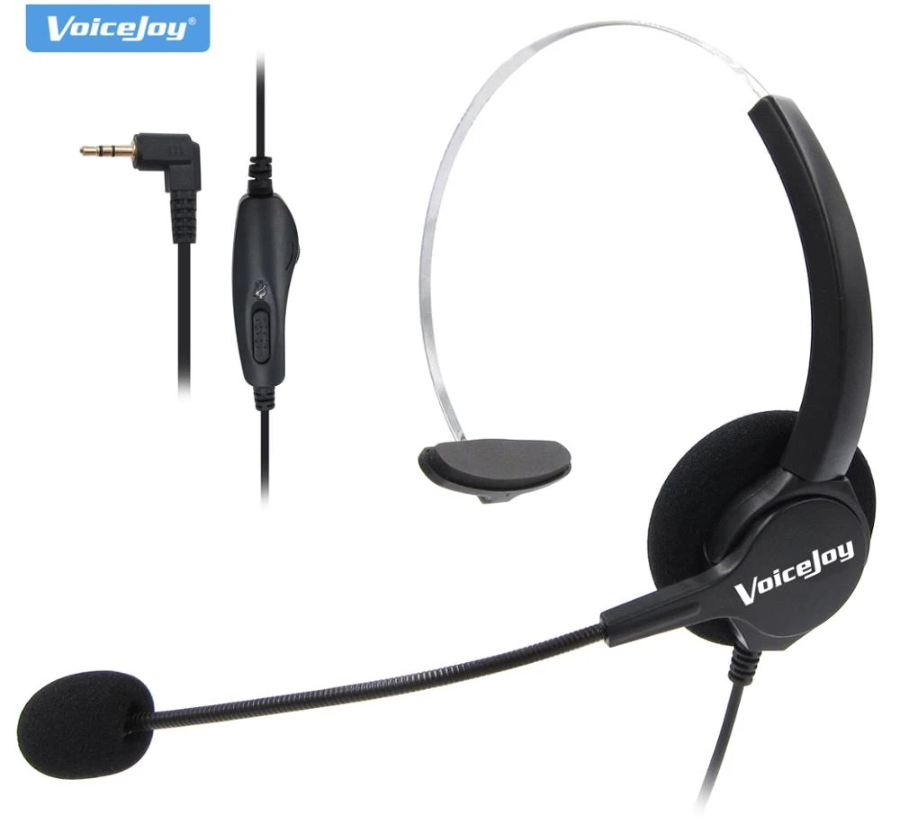 call center headset with phone jack