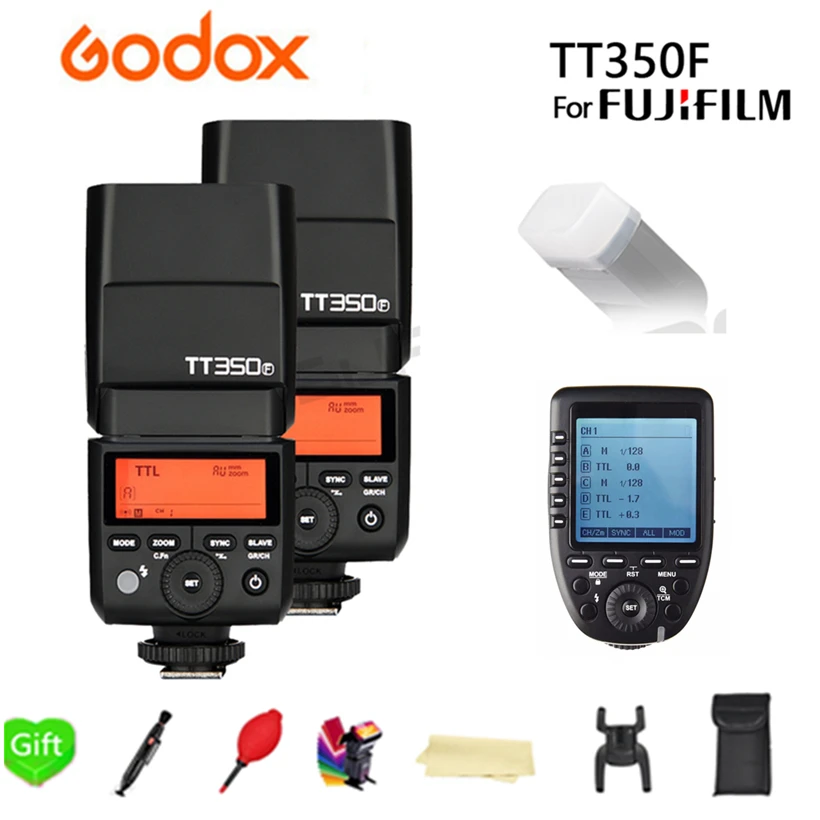 Godox TT350F 2 4G Беспроводная X СИСТЕМА Мини Скорость lite вспышка с TTL HSS GN36 высокая