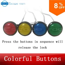 escape room game adventurer prop colorful button prop press four magic color buttons in right order to run out secret room escape room game adventurer prop colorful button prop press four magic color buttons in right order to run out secret room