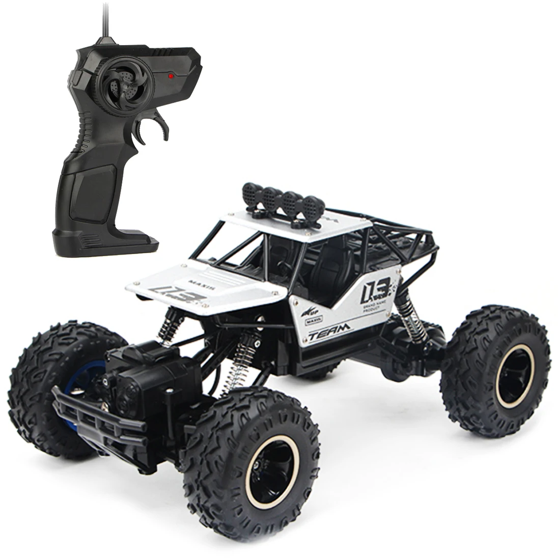 1:16 2,4G 4WD 50 метров радиоуправляемая дистанционная альпинистская машина Радиоуправляемый пульт дистанционного управления двойной двигатель внедорожник монстр грузовик модель игрушки для детей - Цвет: 1