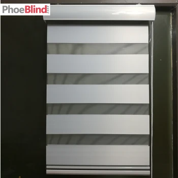 

FREE SHIPPING quality blackout zebra roller shades window shades do customized sizes