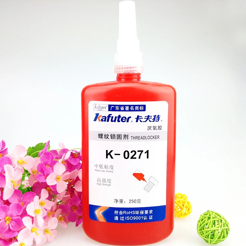 Горячая Распродажа 6 шт./лот kafuter K-0271 250g повышенной прочности герметик для резьбы фиксатор резьбовых соединений винта клея анаэробный клей