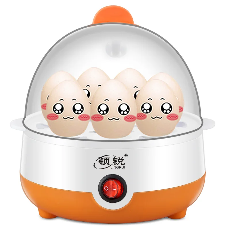 Электрический яичный котел 1-7 шт. Однослойная плита на пару яичный подогреватель пищи мини-машина для завтрака Паровая яичная кастрюля с выпуском пара