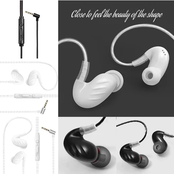 

iMice D15 in-ear Sport Headset 3.5mm HiFi Earbuds with Microphone Intelligent Wire Control Stereo Earphone