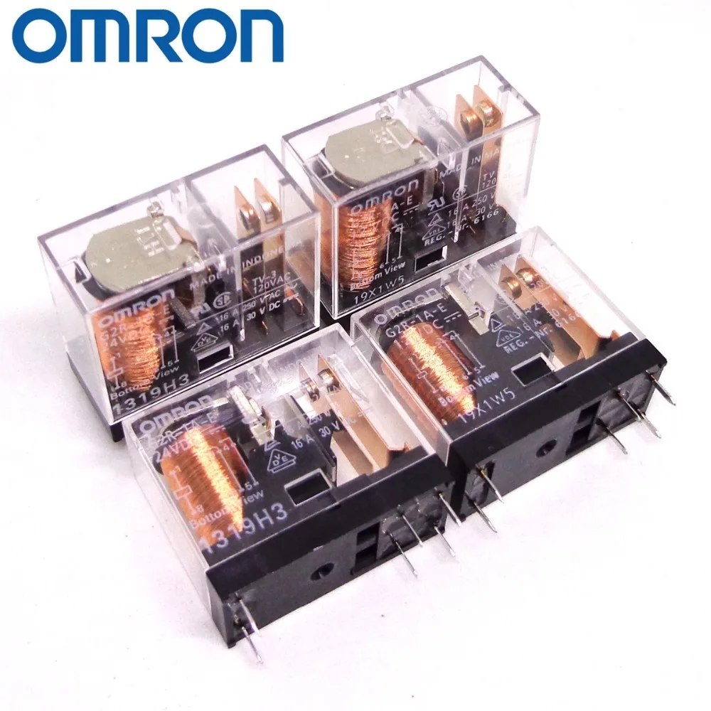 5 шт. OMRON Реле G2R-1A-E-12VDC G2R-1A-E-24VDC G2R-1A-E 12V 24V 16A 6PIN абсолютно и реле