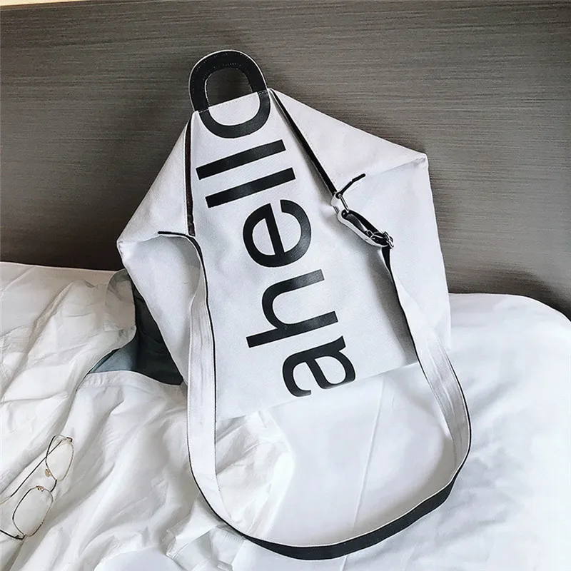 Maison FabreFashion Women Letter Canvas Messenger Bag Shoulder Bag Hand Bag Travel Bag Beach Bag Hasp Drop shipping     X0823#307