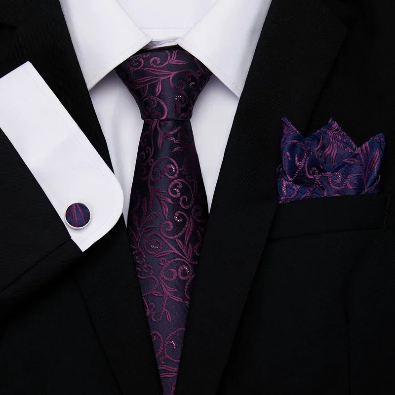 7,5 см шёлковый жаккардовый тканый мужской клетчатый галстук-бабочка с узором пейсли красного цвета с цветочным принтом галстук, носовой