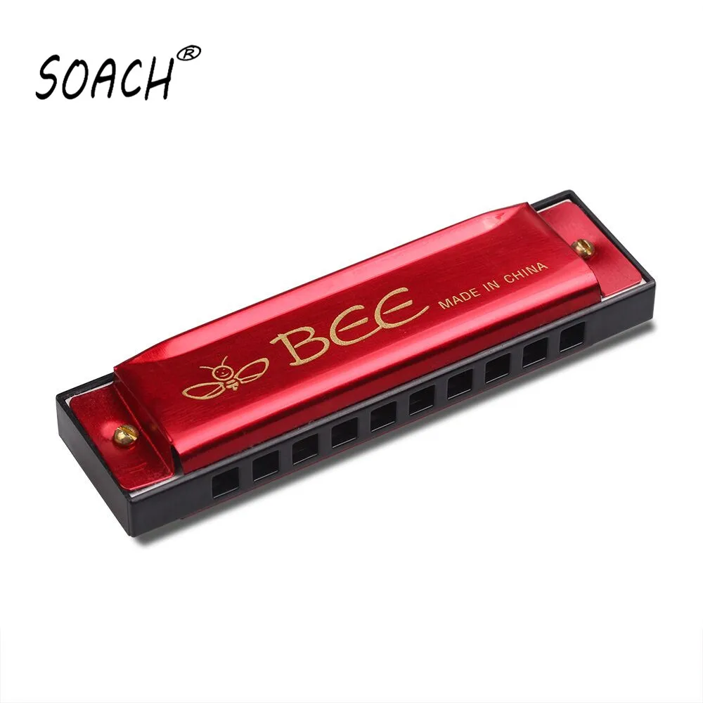 Детская музыкальная гармоника с 10 отверстиями для начинающих|harmonica c|10 hole harmonicabee